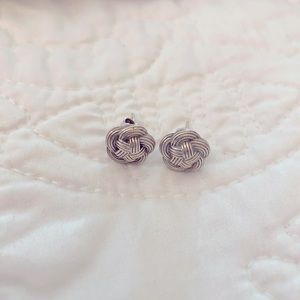 Tiffany & Co. Sterling Silver Flower Earrings